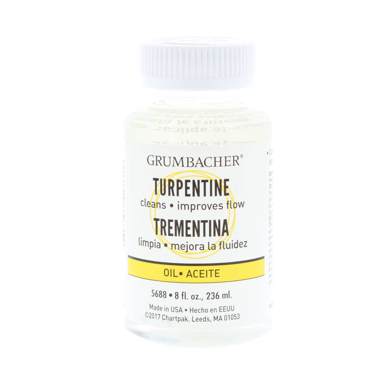 Grumbacher Turpentine 8oz.