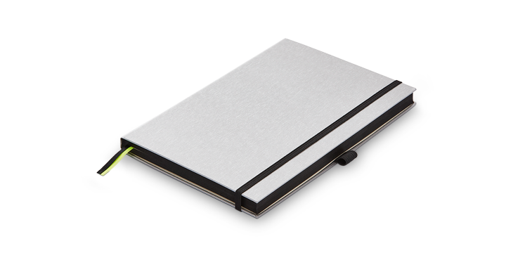 Lamy Hardcover Blank Silver/Black Notebook A5
