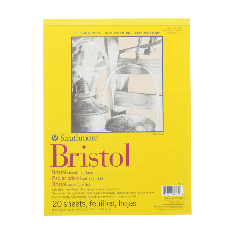 Strathmore 300 Series Bristol Paper Pad 100lb