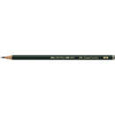 Faber-Castell Castell 9000 Graphite Pencil 4B closeup two