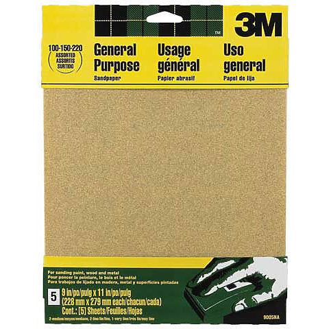 3M All-Purpose Assorted Sandpaper