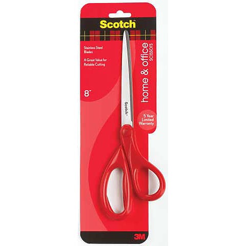 3M Scotch Scissors Household 8”