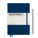 Leuchtturm1917 Notebook Medium (A5) Hardcover, 251 numbered pages, dotted, Navy