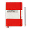 Leuchtturm1917 Notebook Medium (A5) Hardcover, 251 numbered pages, dotted, Red