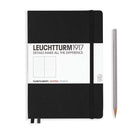 Leuchtturm1917 Notebook Medium (A5) Hardcover, 251 numbered pages, dotted, black