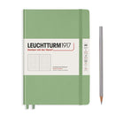 Leuchtturm1917 Notebook Medium (A5) Hardcover, 251 numbered pages, dotted, Sage