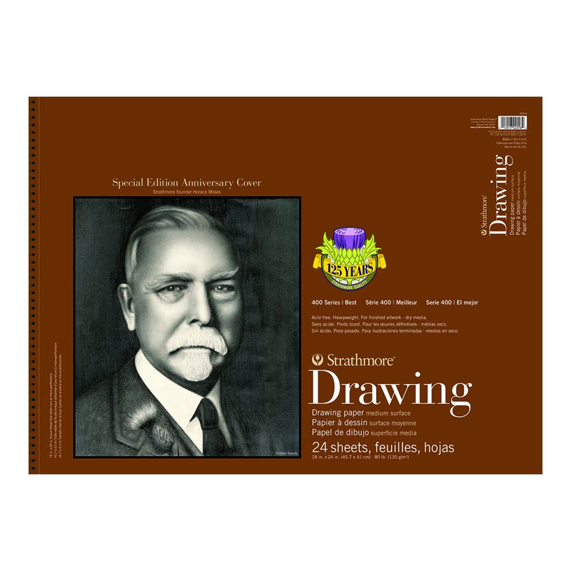 Strathmore 400 Series Drawing Paper Pad 80lb