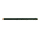 Faber-Castell Castell 9000 Graphite Pencil 6B close up two