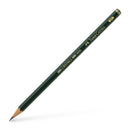 Faber-Castell Castell 9000 Graphite Pencil 5H closeup one
