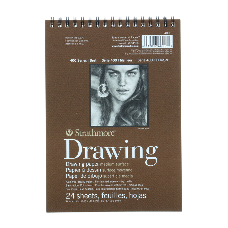 Strathmore 400 Series Drawing Paper Pad 80lb