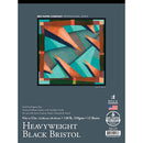 Bee Paper Heavyweight Black Bristol Pad 9"x12" 12sh 130lbs