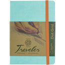 Pentalic Traveler Journal 6x4 Dot Grid Turquoise