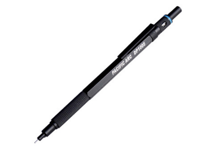 Pacific Arc Chromagraph Mechanical Pencil Black 0.09mm