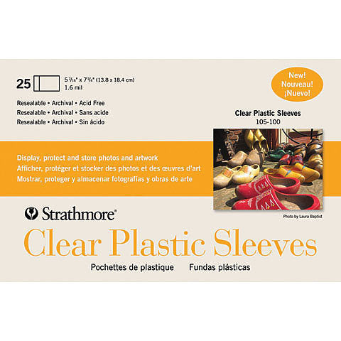 Strathmore Plastic Sleeves for Full Size Cards