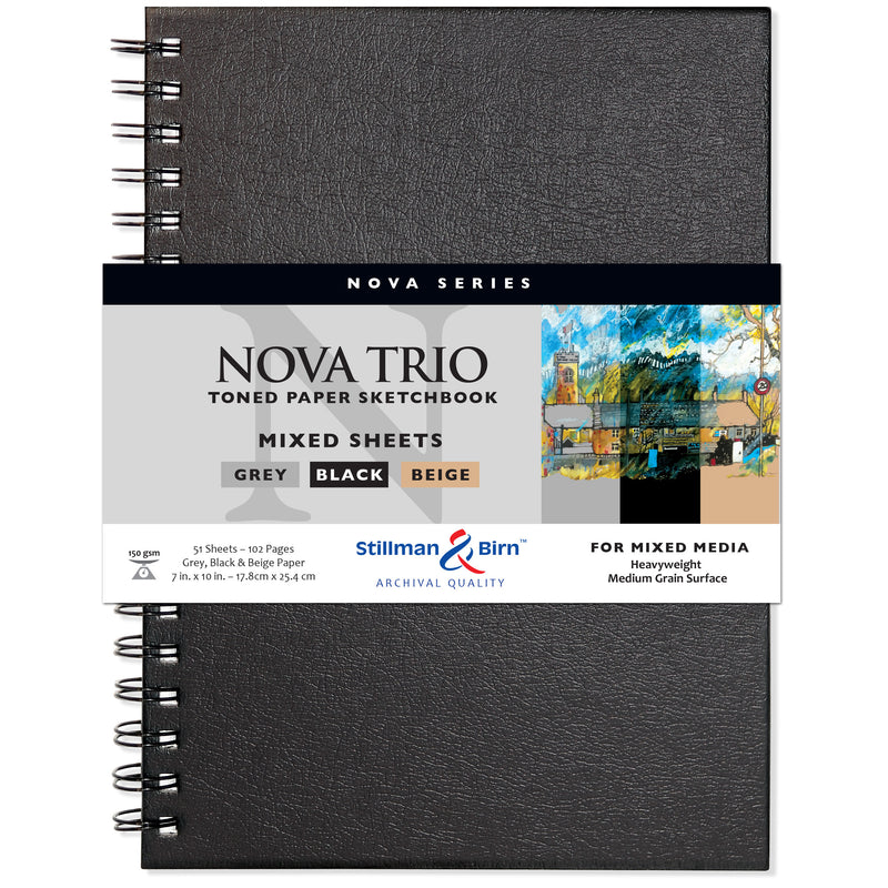 Stillman & Birn Nova Series Wire-Bound Mixed Media Sketchbooks