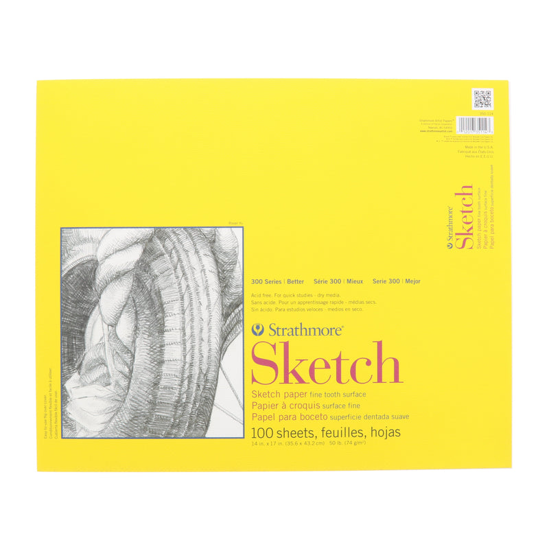 Strathmore 300 Series Sketch Paper Pad 50lb