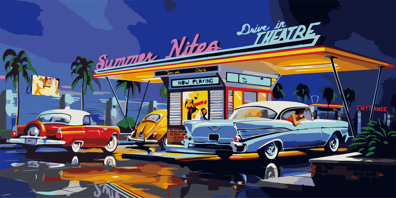 Winnie's Picks Paint By Numbers for Adults- Summer Nights