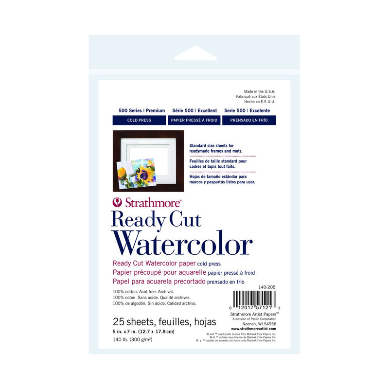 Strathmore Ready Cut Watercolor Sheets 500 Series